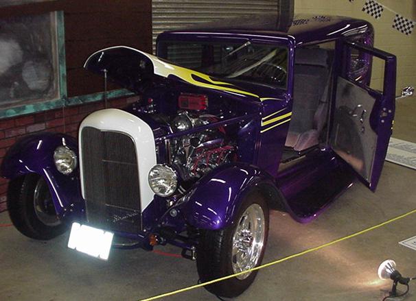 purple street rod